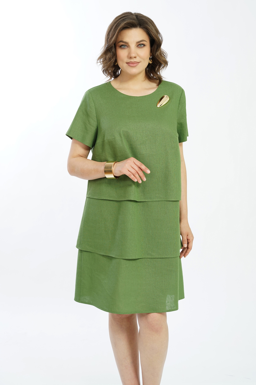 Платье AlaniCollection 2591 зеленый