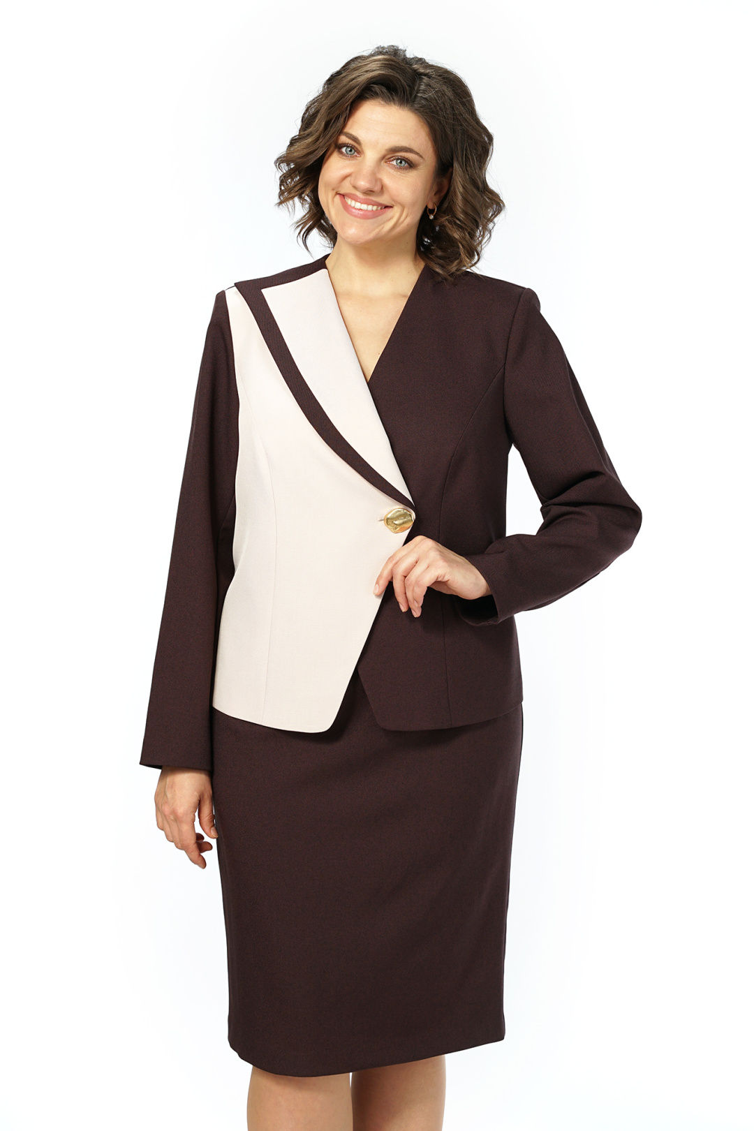 Костюм AlaniCollection 2603 коричневы + молоко