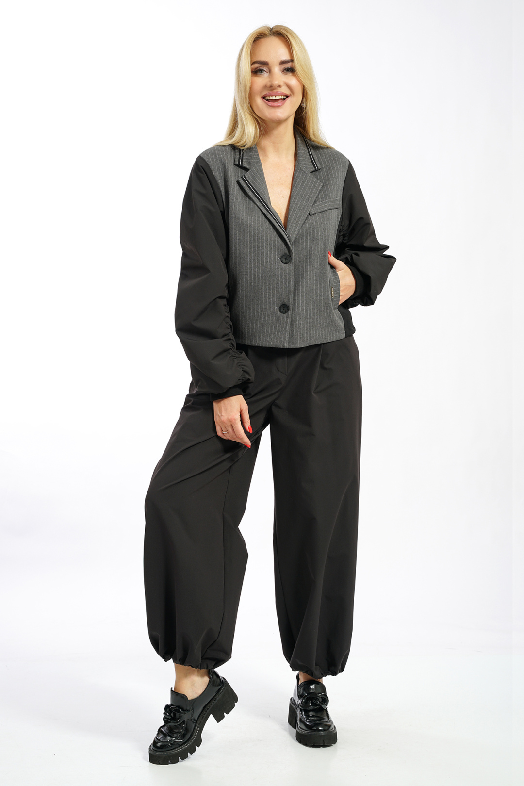 Костюм AlaniCollection 2607 серый + черный