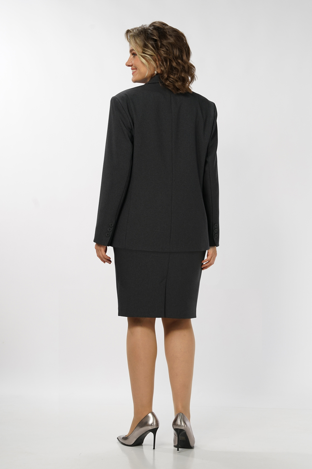 Костюм AlaniCollection 2608 серый + лаванда