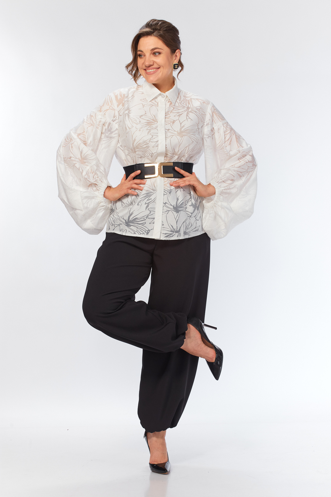 Костюм AlaniCollection 2614 молочный + черный