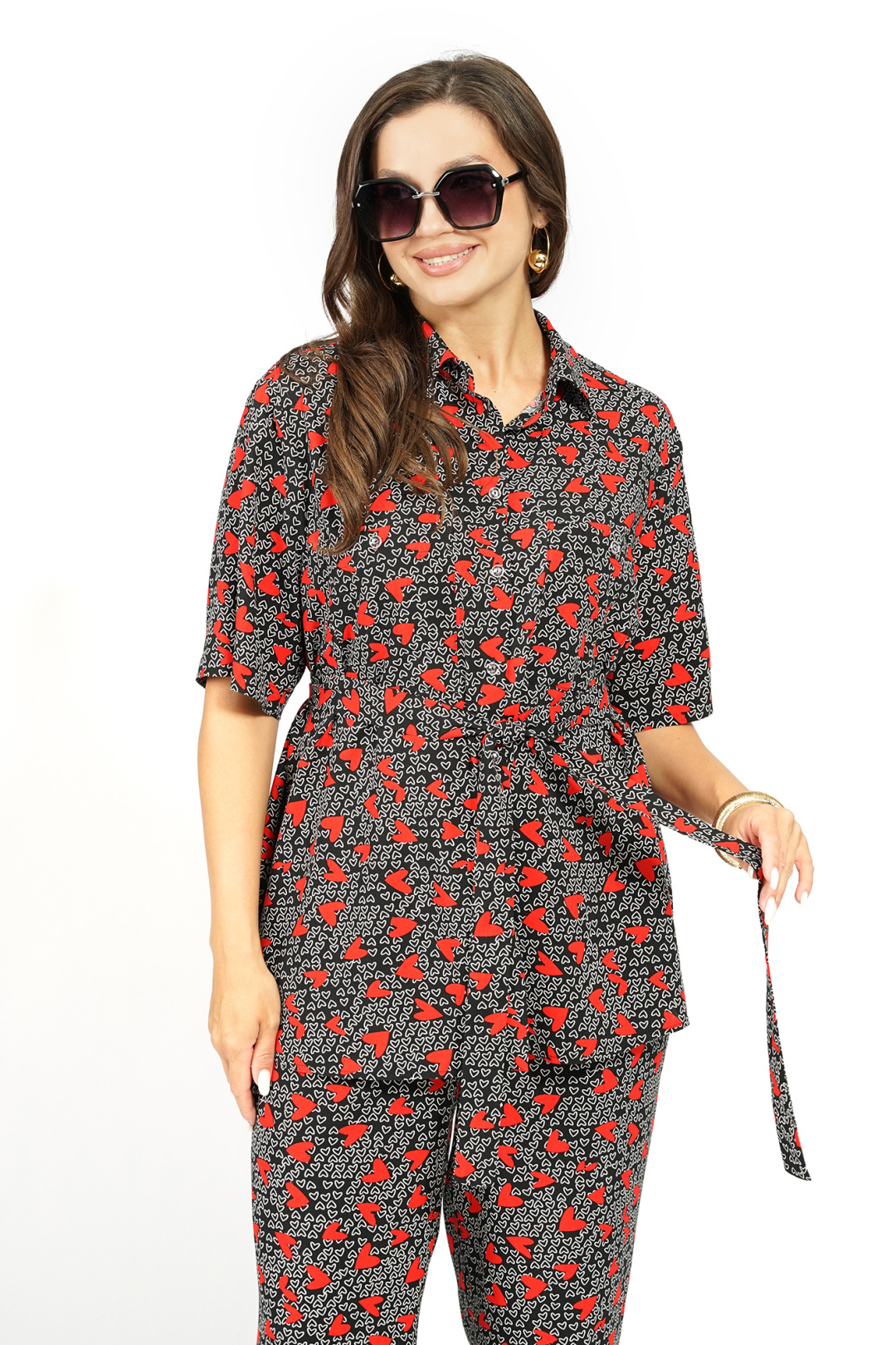 Костюм AlaniCollection 2628 красные сердечки