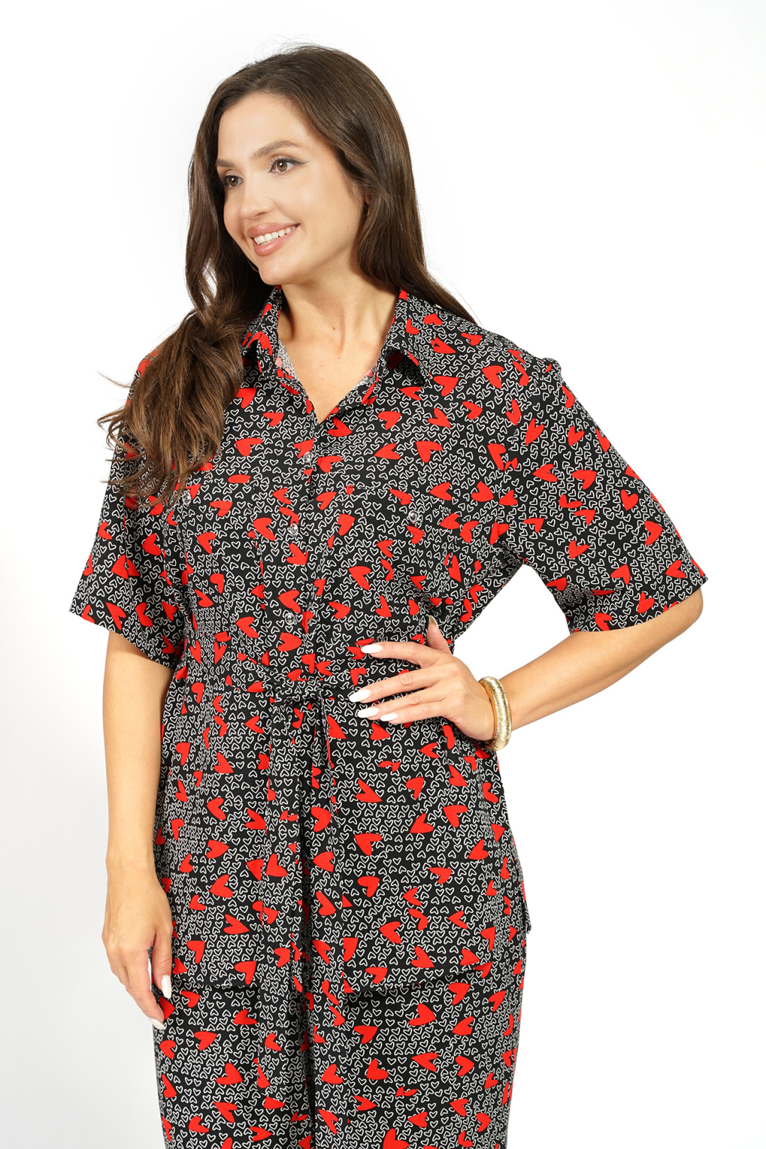 Костюм AlaniCollection 2628 красные сердечки