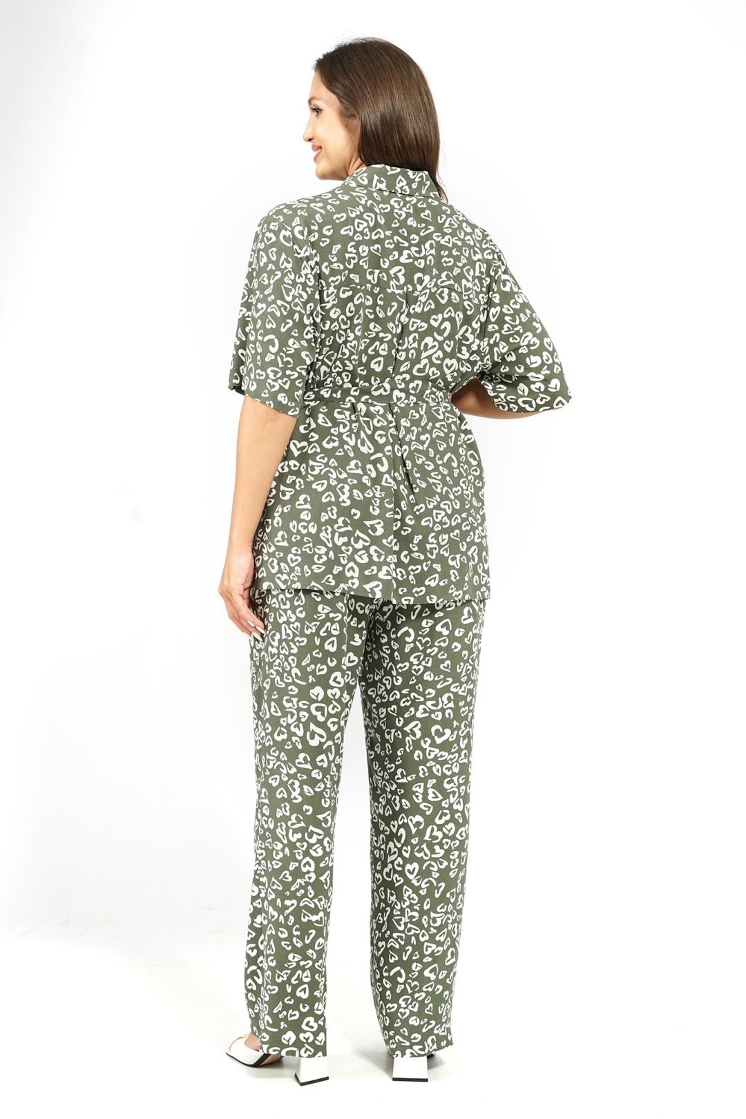 Костюм AlaniCollection 2628 зеленые сердечки