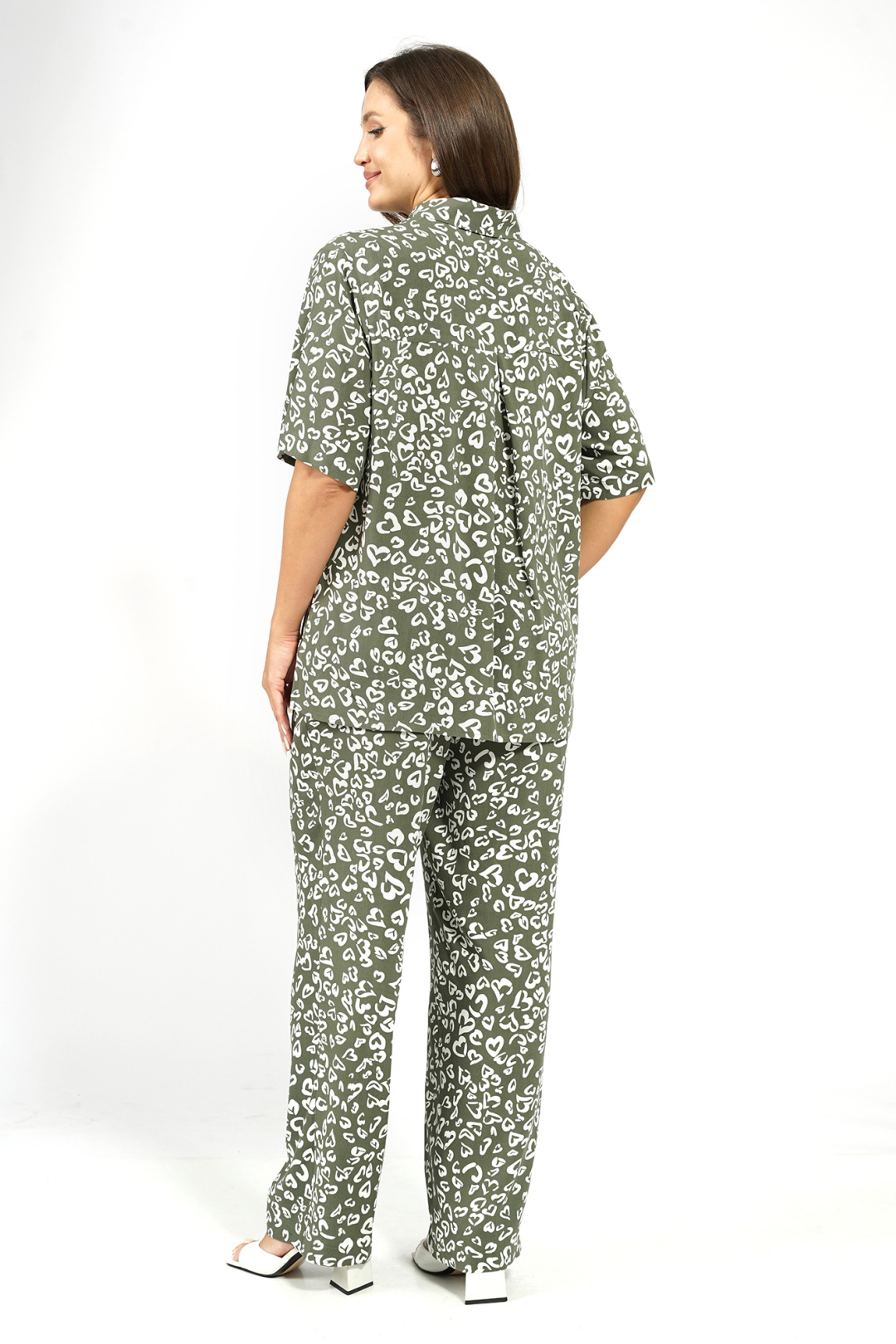 Костюм AlaniCollection 2628 зеленые сердечки