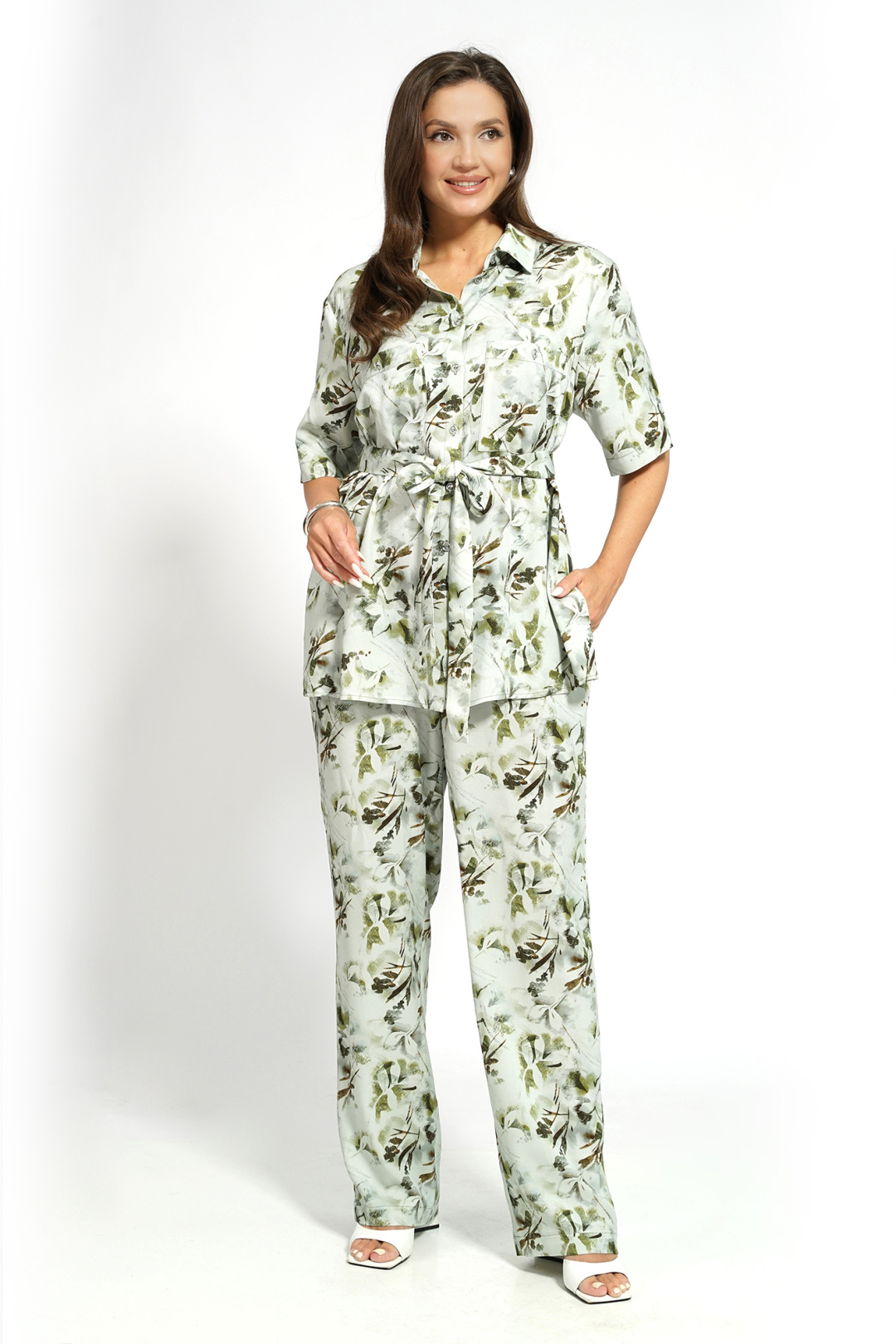 Костюм AlaniCollection 2628 зеленый бамбук