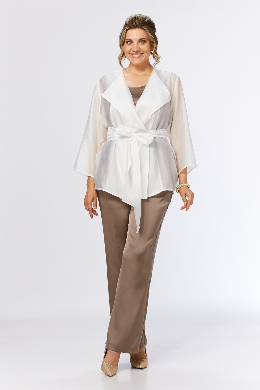 Костюм AlaniCollection 2636 молоко + капучино