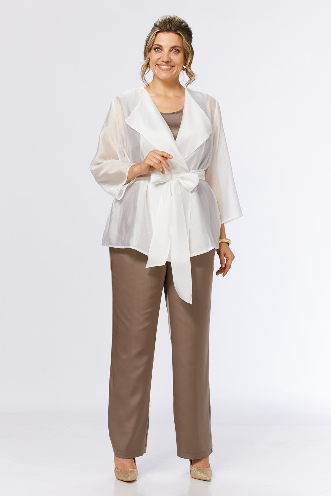 Костюм AlaniCollection 2636 молоко + капучино