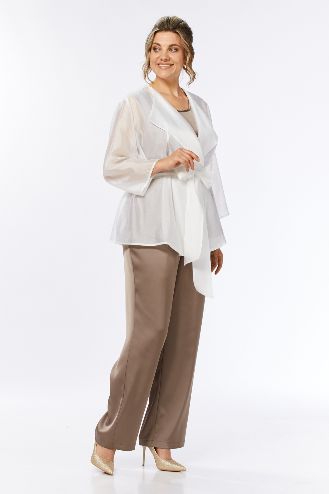 Костюм AlaniCollection 2636 молоко + капучино