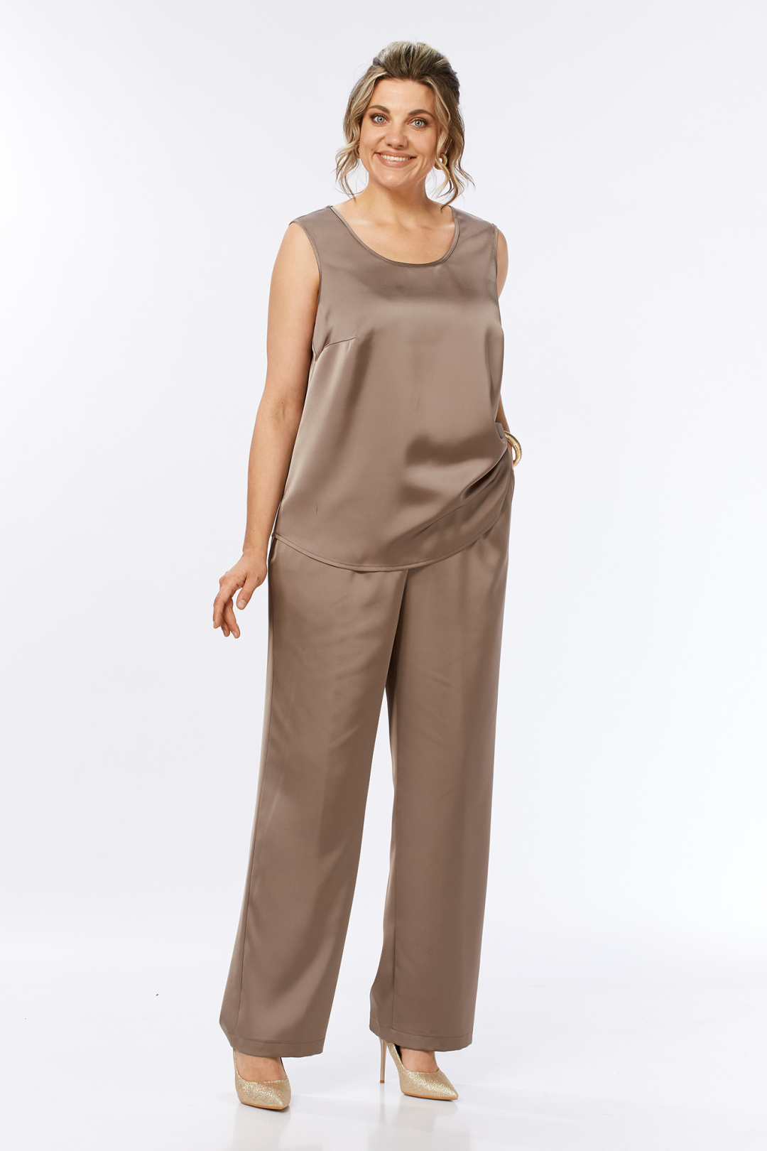 Костюм AlaniCollection 2636 молоко + капучино