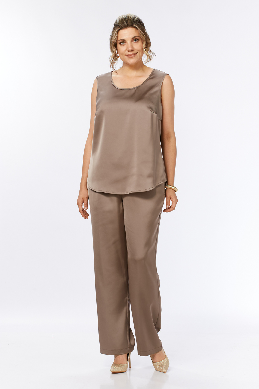 Костюм AlaniCollection 2636 молоко + капучино