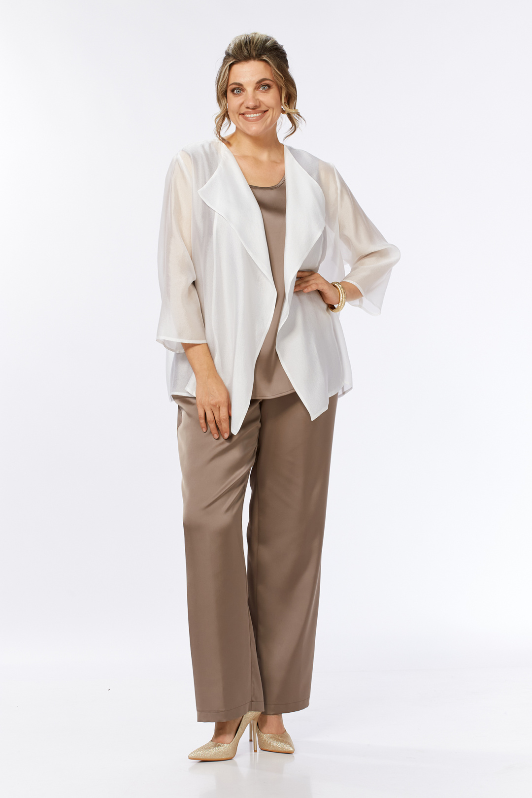 Костюм AlaniCollection 2636 молоко + капучино