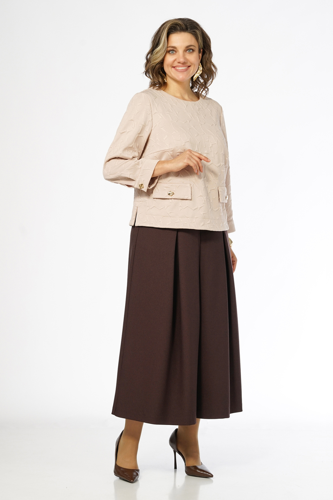 Костюм AlaniCollection 2673 молоко + шоколад