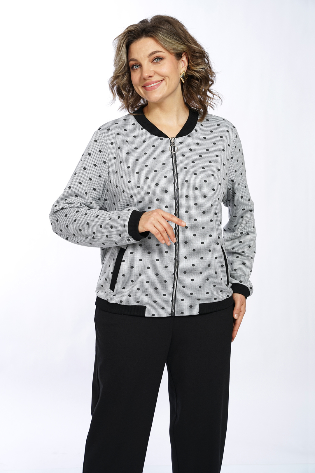 Бомбер AlaniCollection 2679 серый