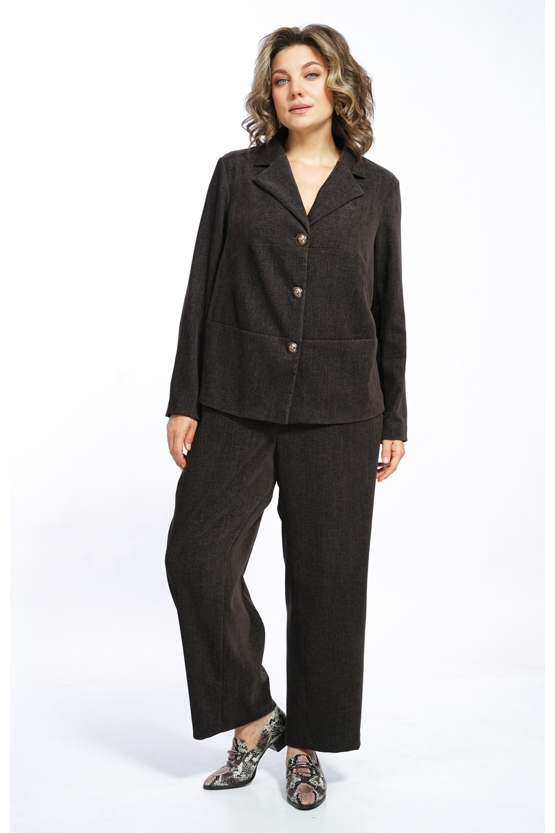 Костюм AlaniCollection 2682 коричневый