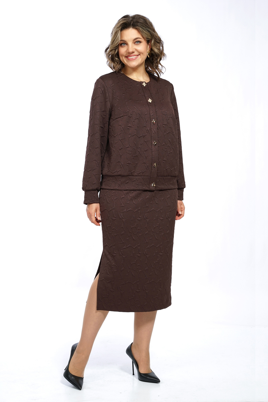 Костюм AlaniCollection 2686 шоколадный