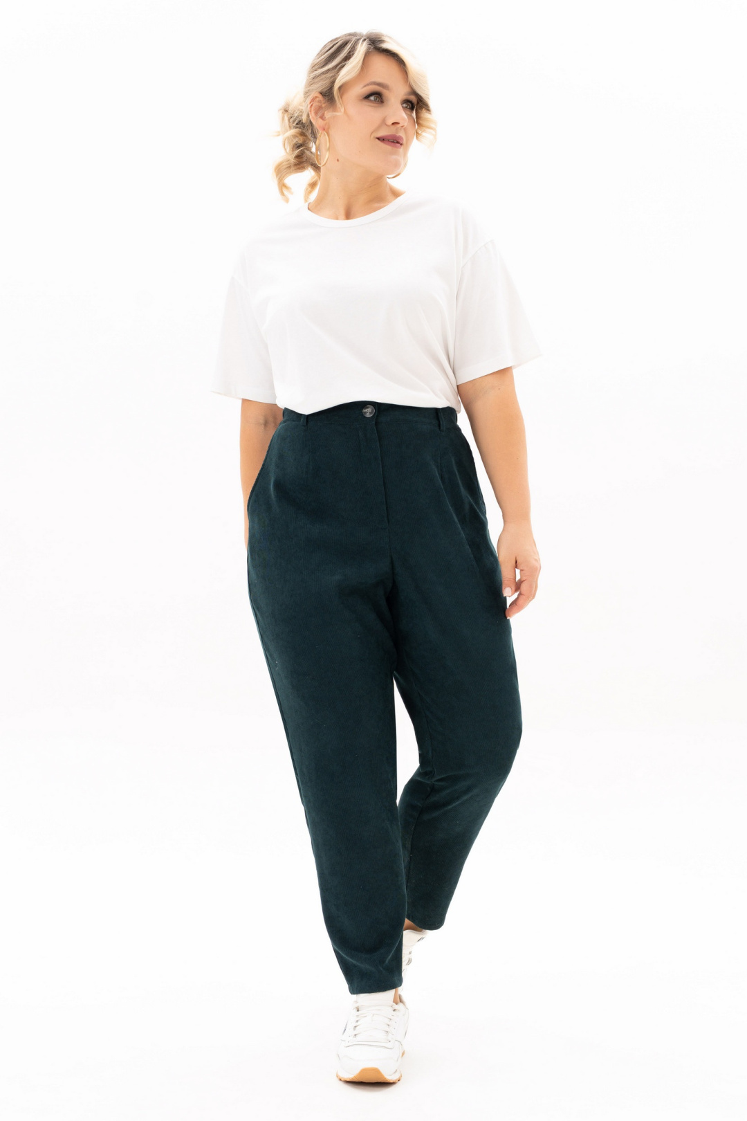 Брюки ALGRANDA (Новелла Шарм) 4066-9-4 темно-зеленый