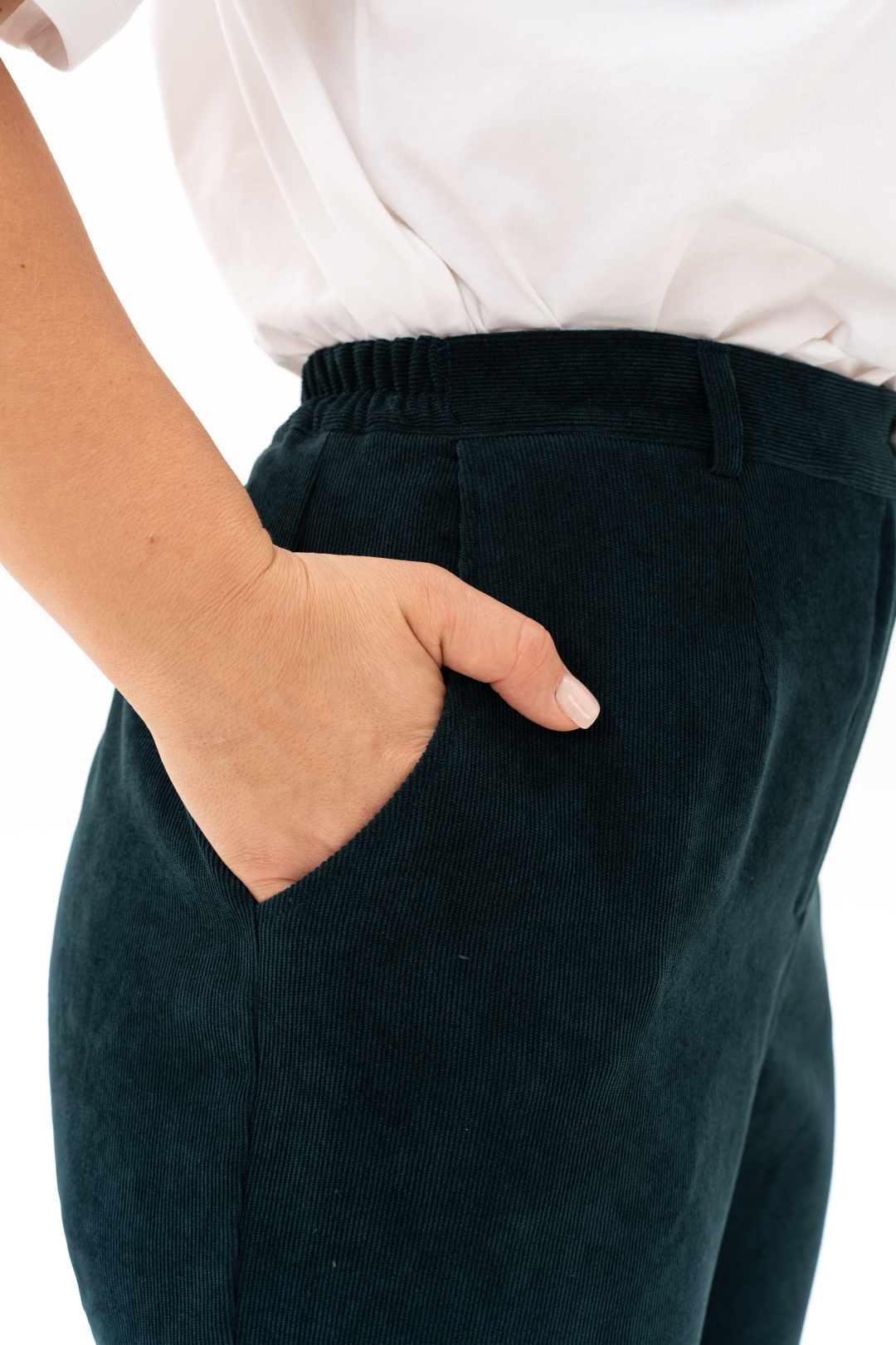 Брюки ALGRANDA (Новелла Шарм) 4066-9-4 темно-зеленый - фото 5