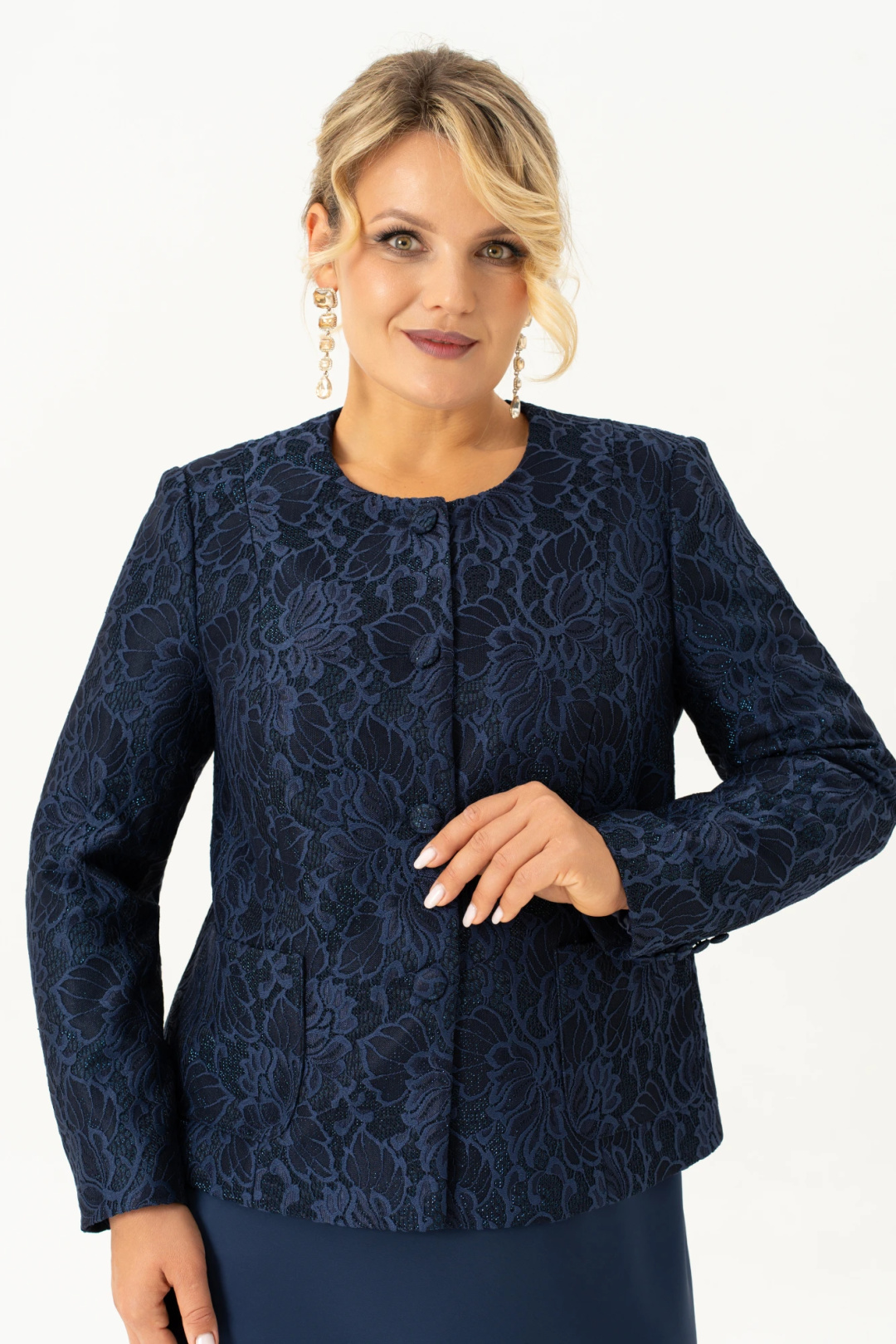 Жакет ALGRANDA (Новелла Шарм) 4099-8 синий