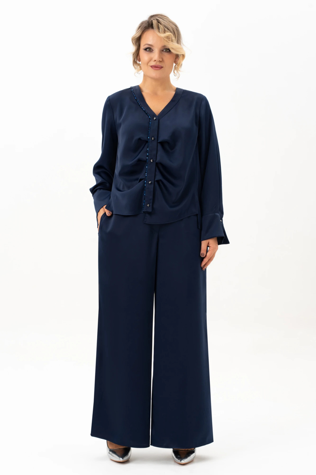 Костюм ALGRANDA (Новелла Шарм) 4113-с синий