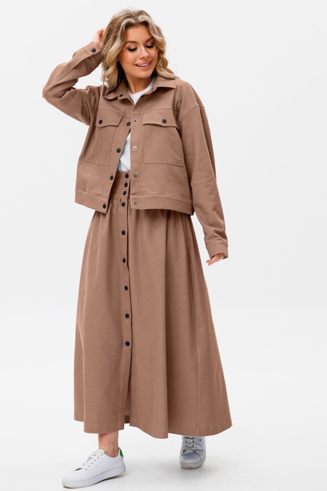 Жакет Ambera style 1035С кофе
