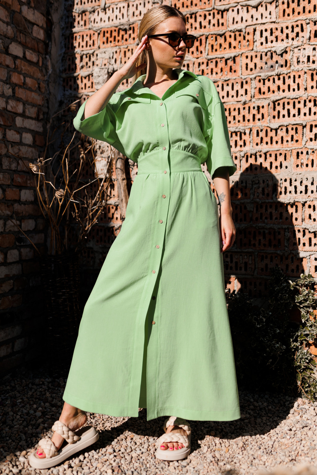 Платье Ambera style 1052 фисташка