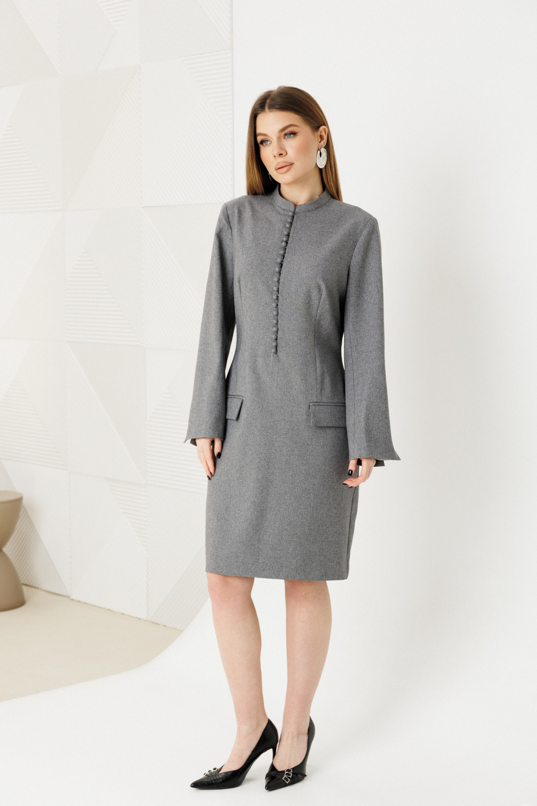 Платье Ambera style 1139 серый