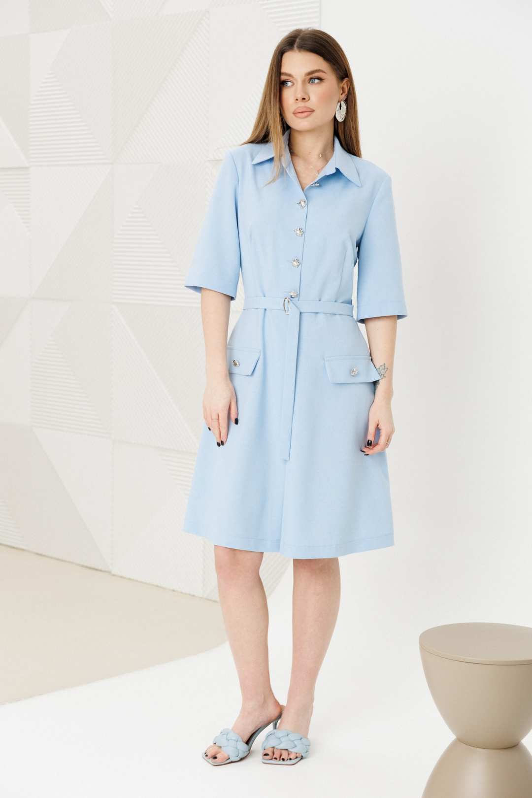 Платье Ambera style 1140 голубой