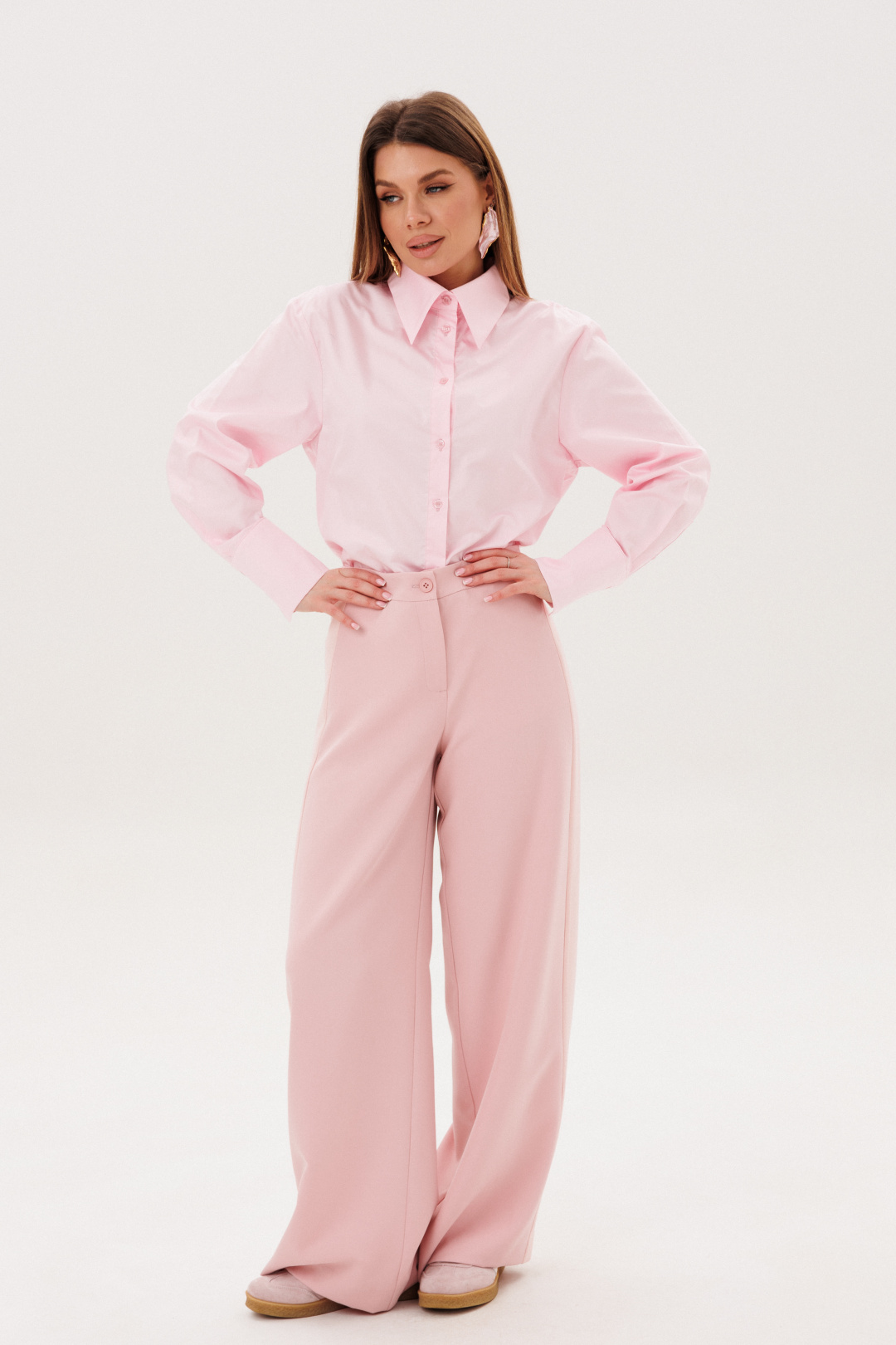 Брюки Ambera style 1144 пудра