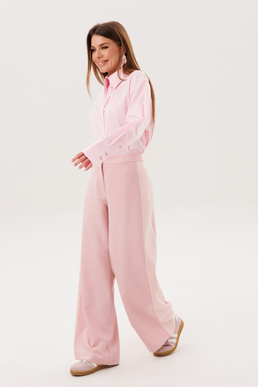 Брюки Ambera style 1144 пудра - фото 2