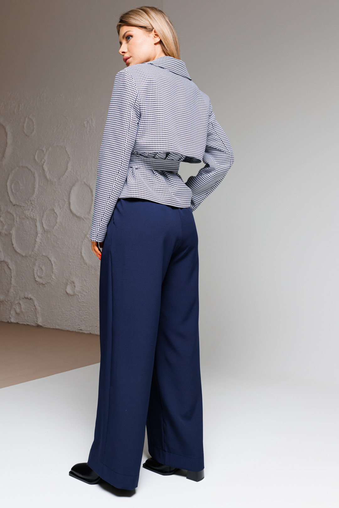 Костюм Ambera style 2030-3 синий лапка - фото 2