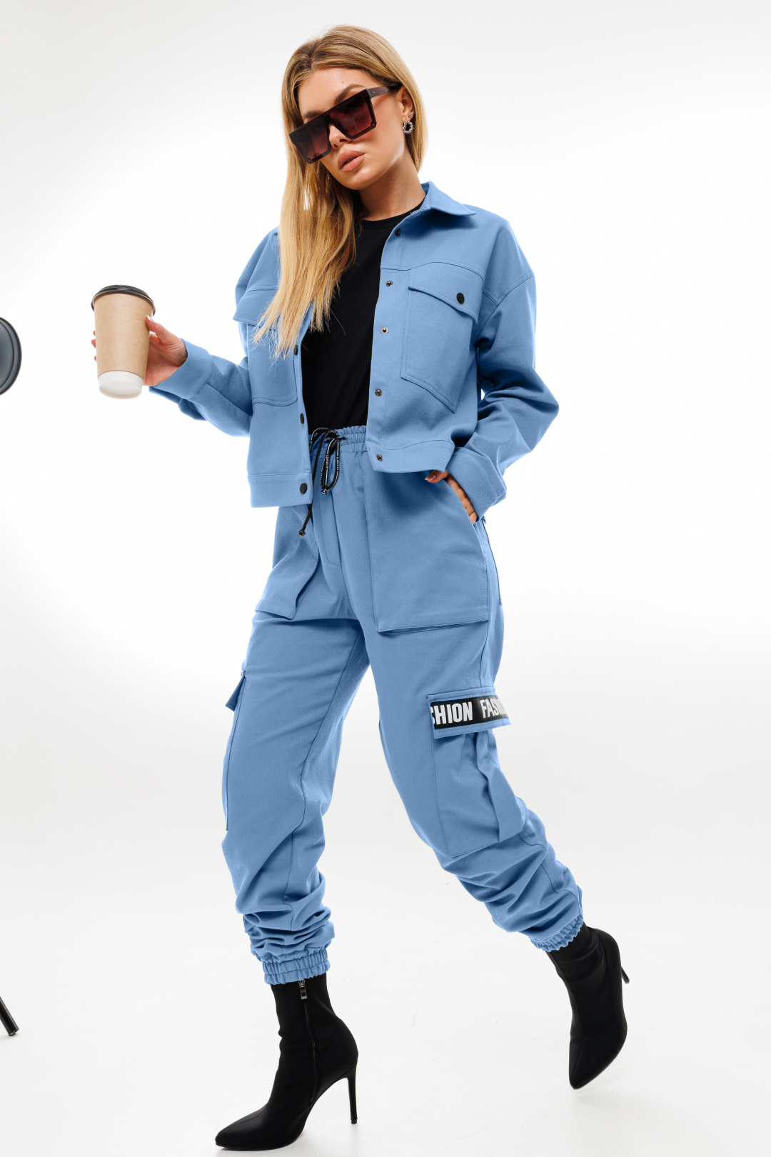 Костюм Ambera style 2045в голубой