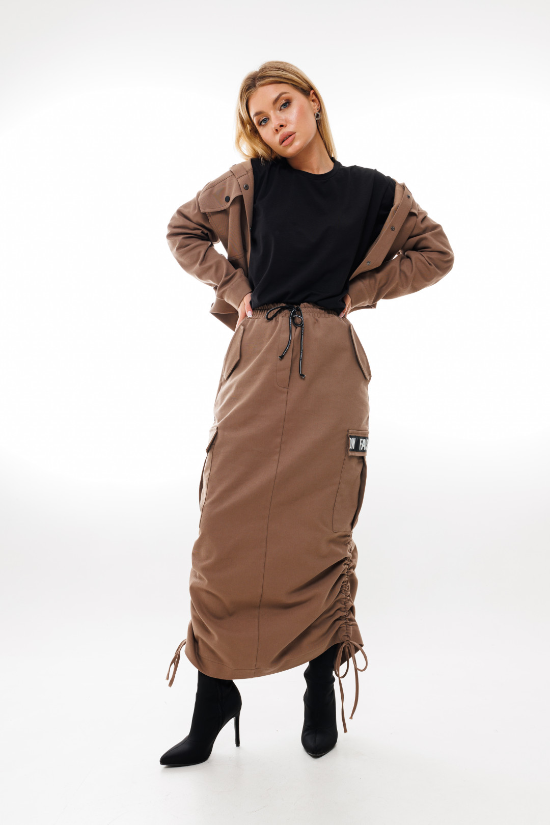 Костюм Ambera style 2046 КОФЕ - фото 3