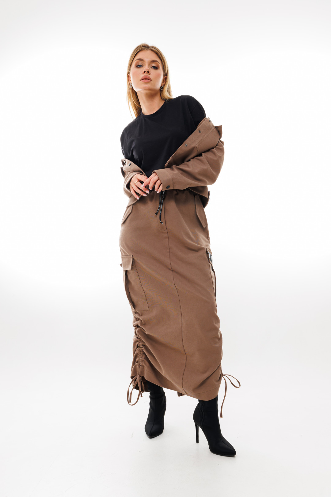 Костюм Ambera style 2046 КОФЕ - фото 4