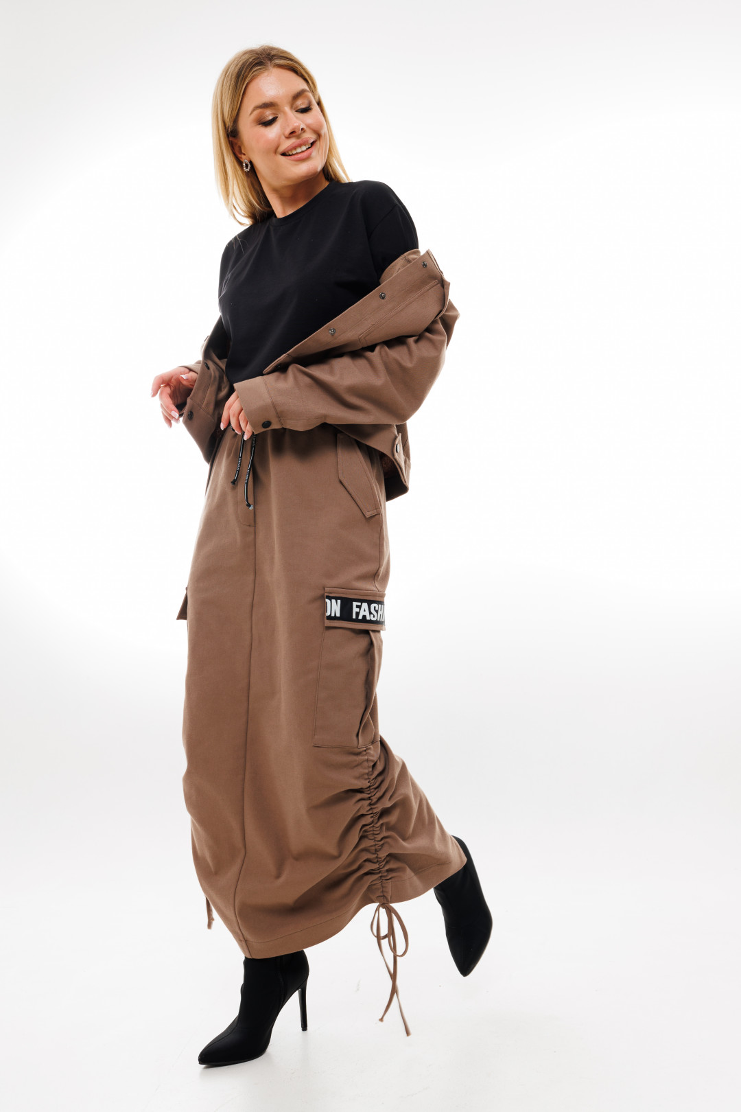 Костюм Ambera style 2046 КОФЕ - фото 5