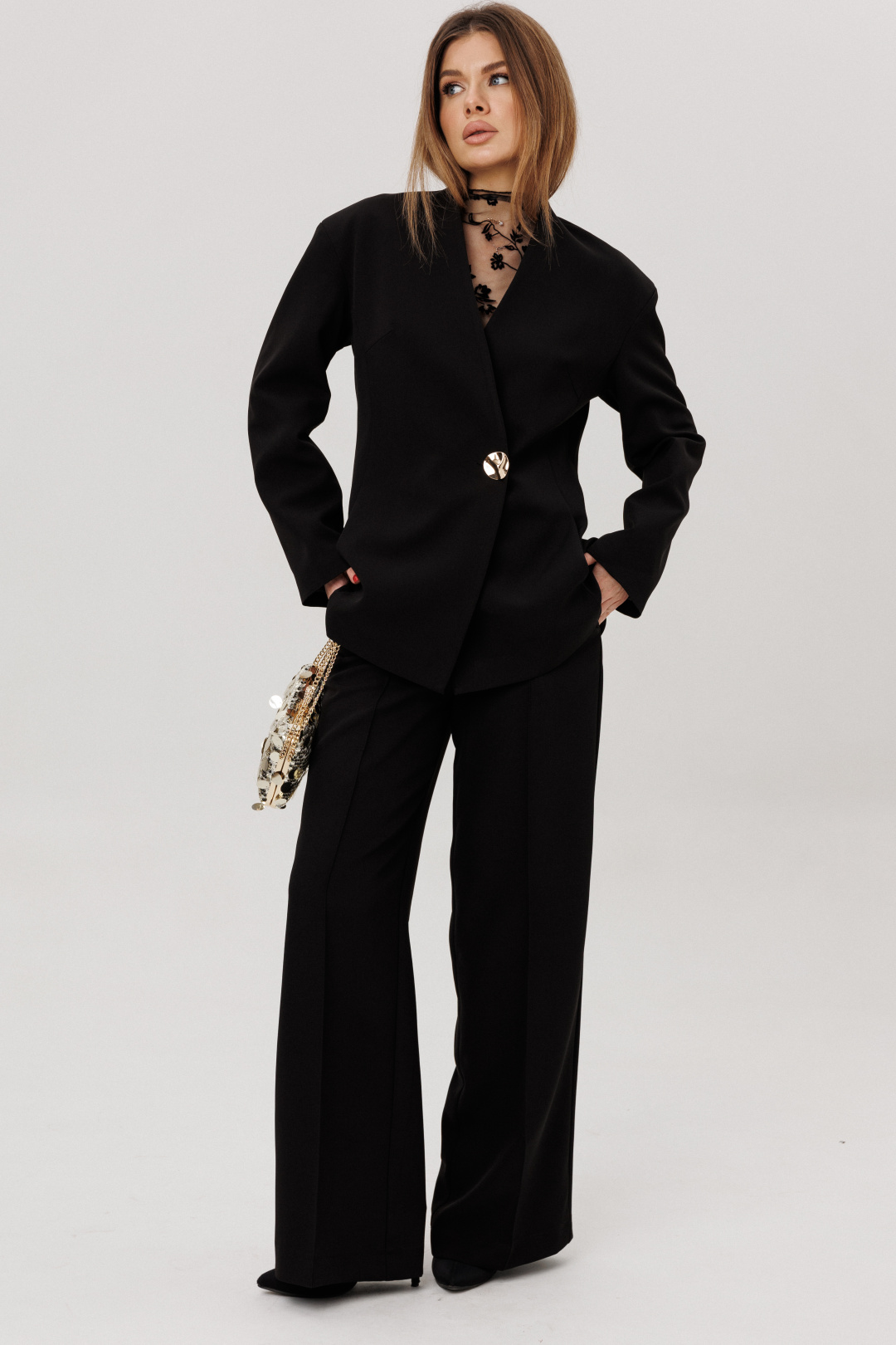 Костюм Ambera style 2051 черный - фото 3