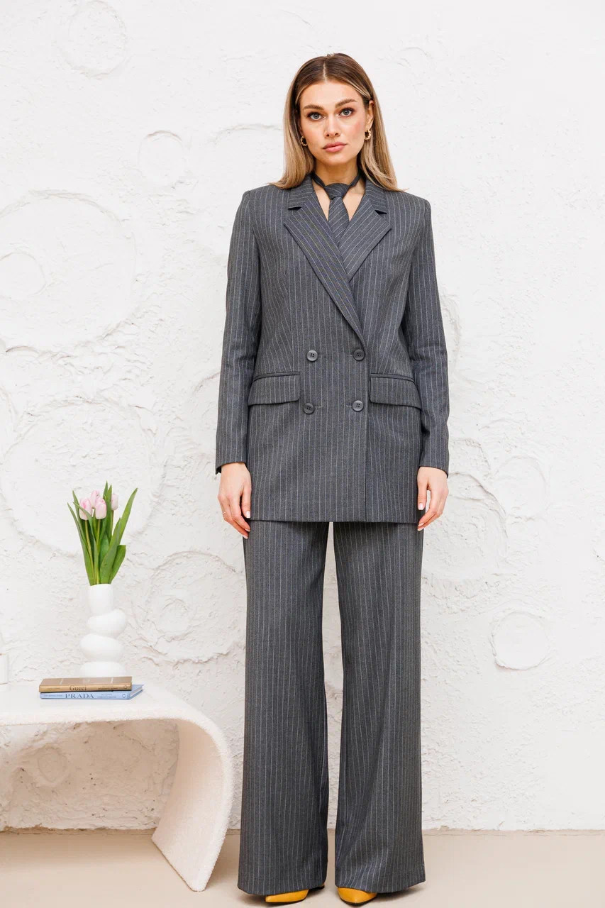 Костюм Ambera style 2058 серый - фото 5