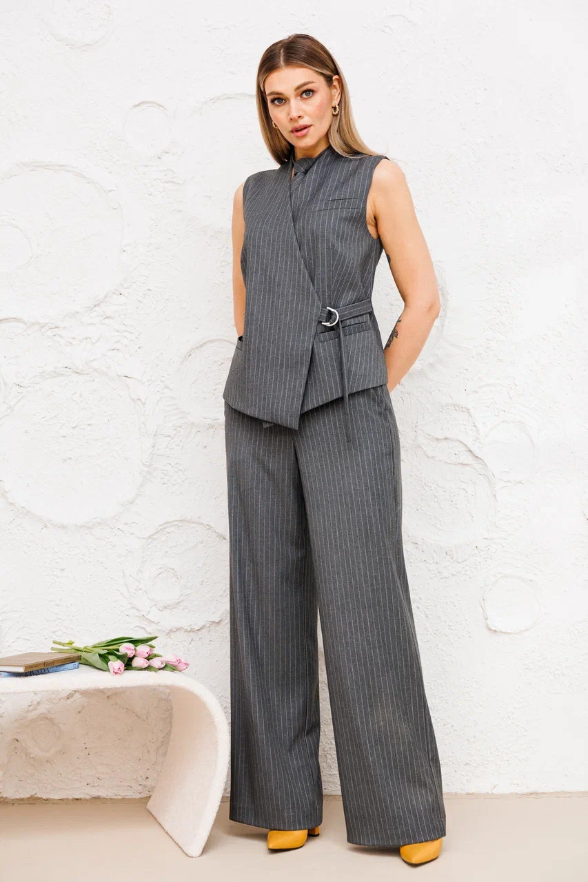 Костюм Ambera style 2059 серый - фото 3