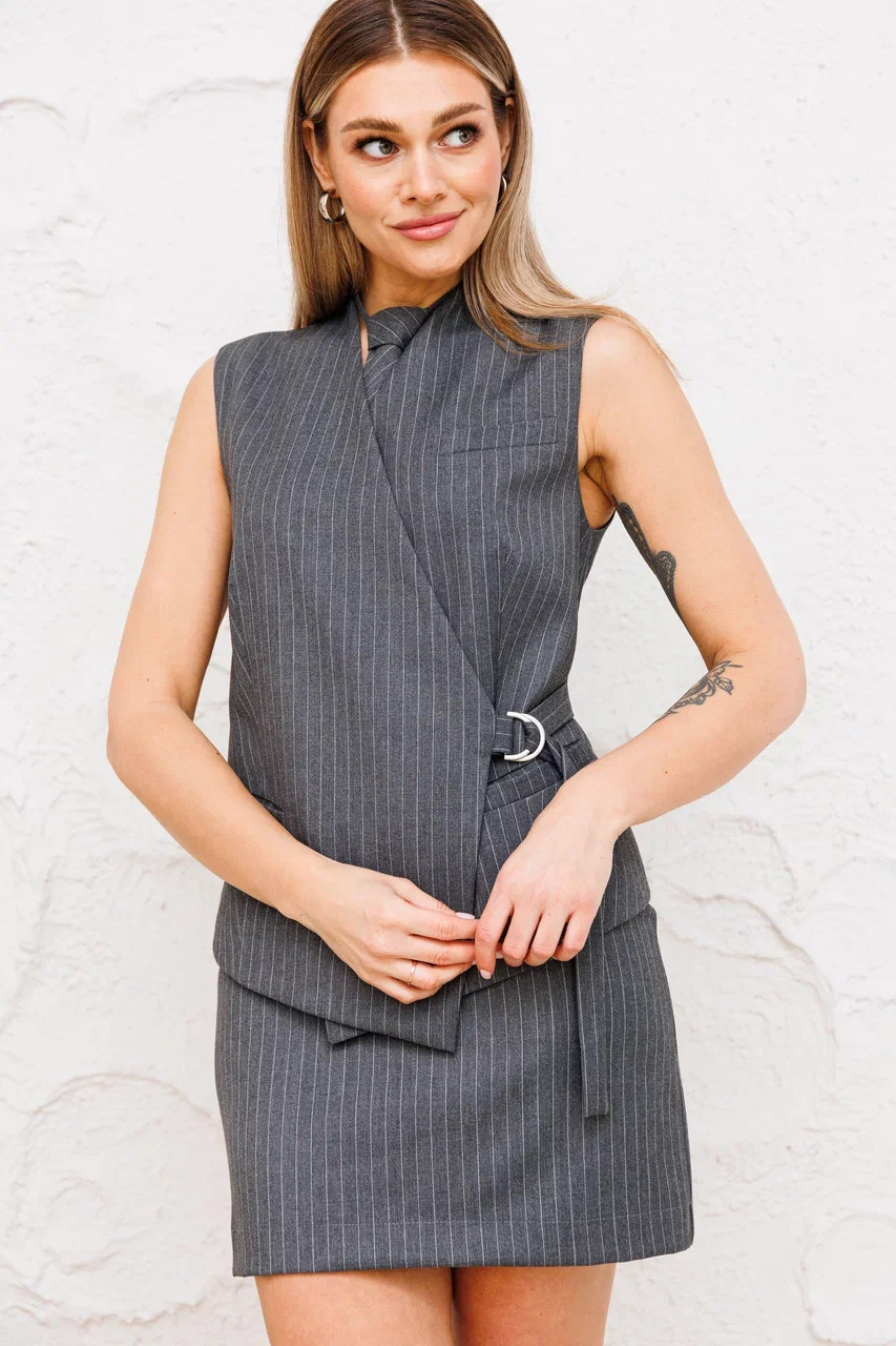 Костюм Ambera style 2060 серый - фото 5