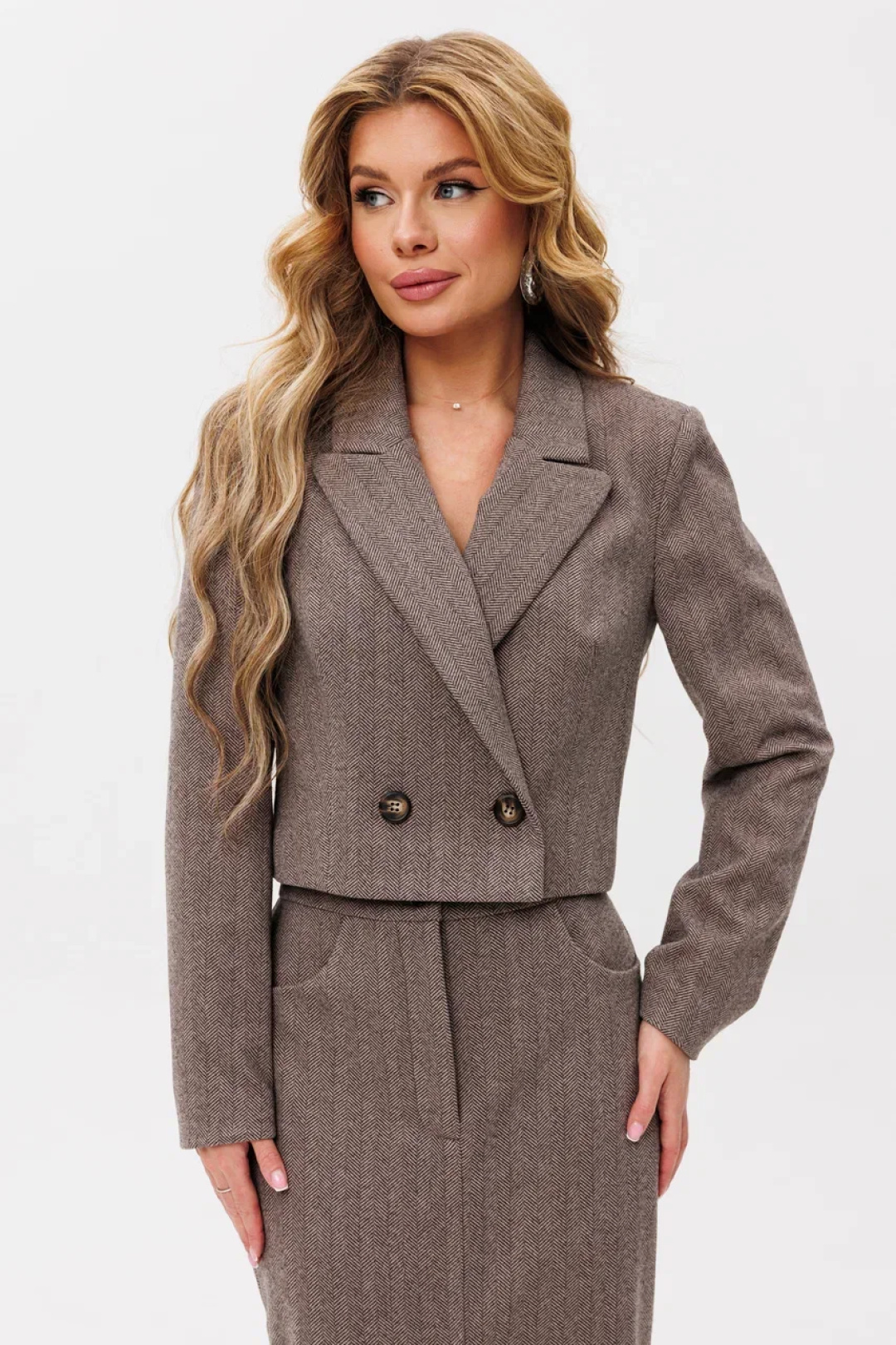 Костюм Ambera style 2100 светло коричневый - фото 4