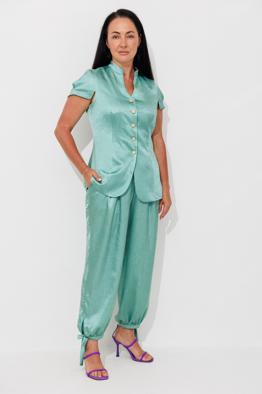 Костюм Ambera style 2169 изумруд - фото 1