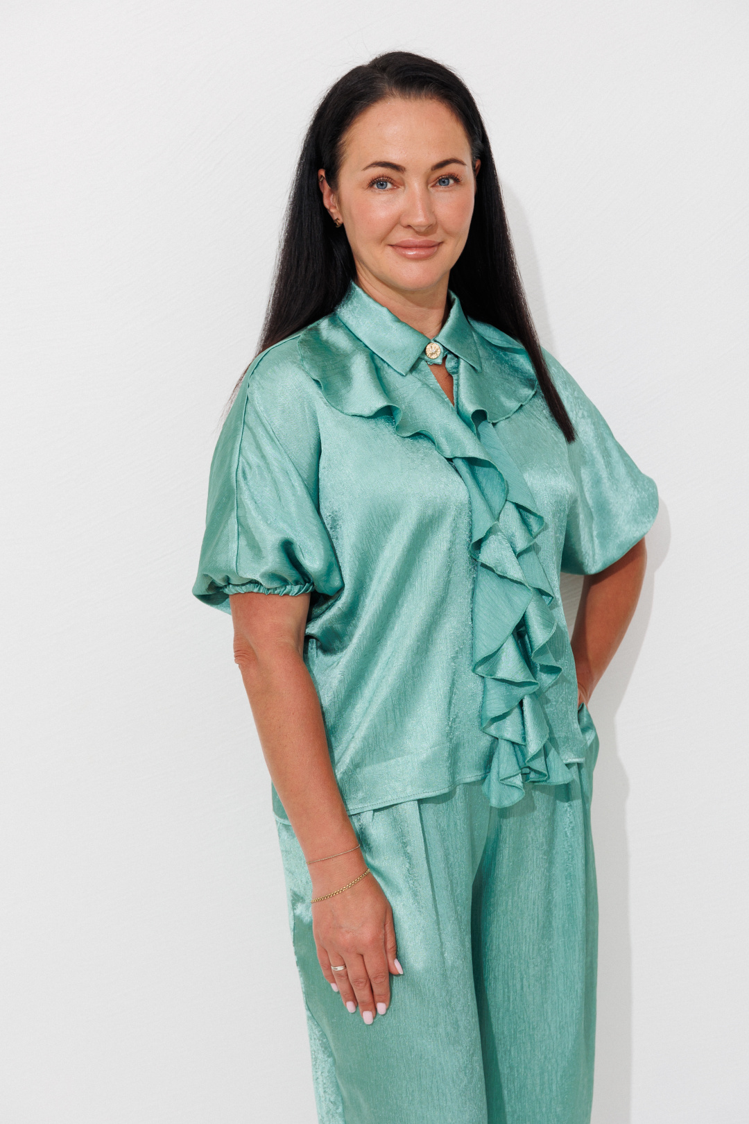 Костюм Ambera style 2171 изумруд - фото 2