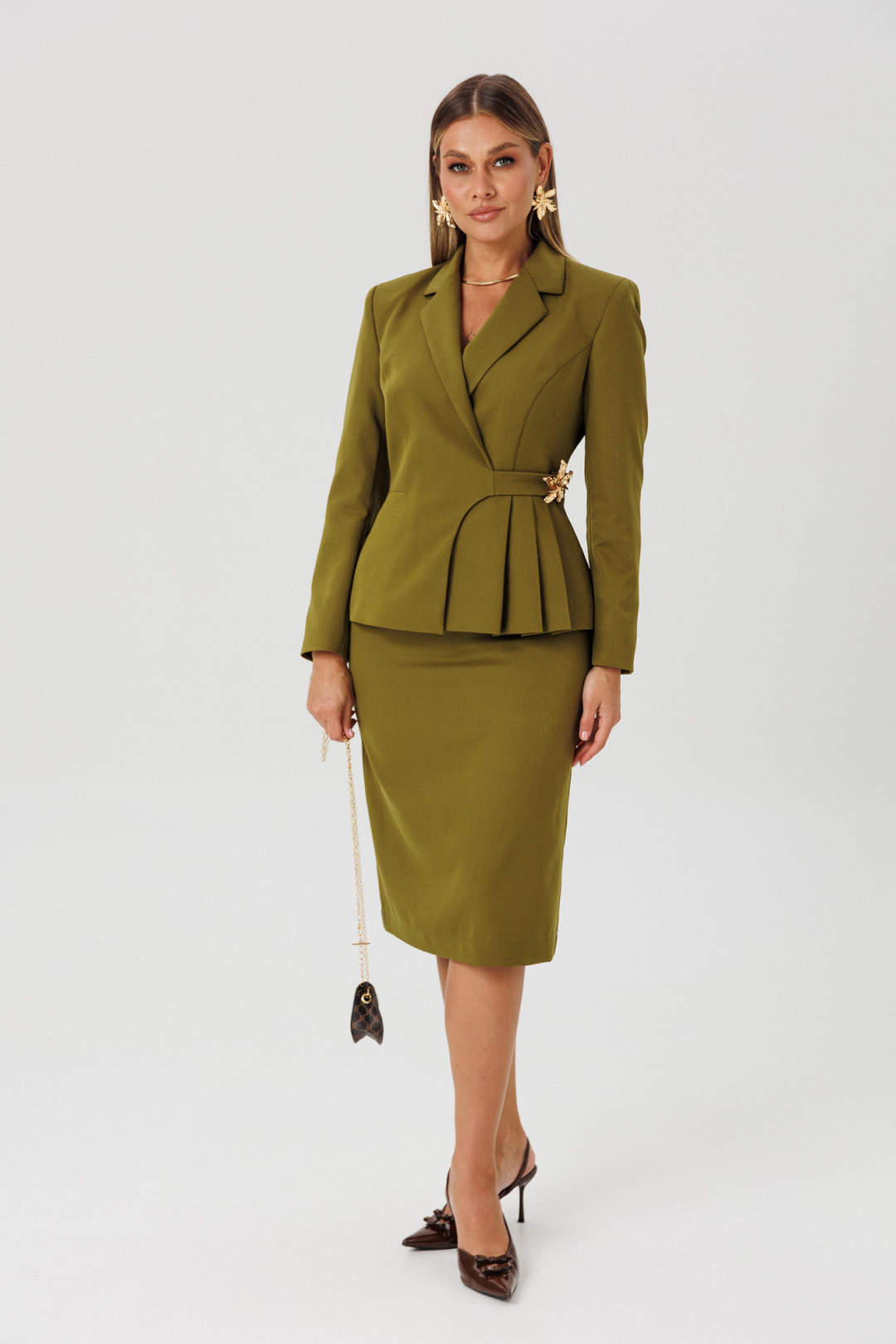 Костюм Ambera style 2173 оливка