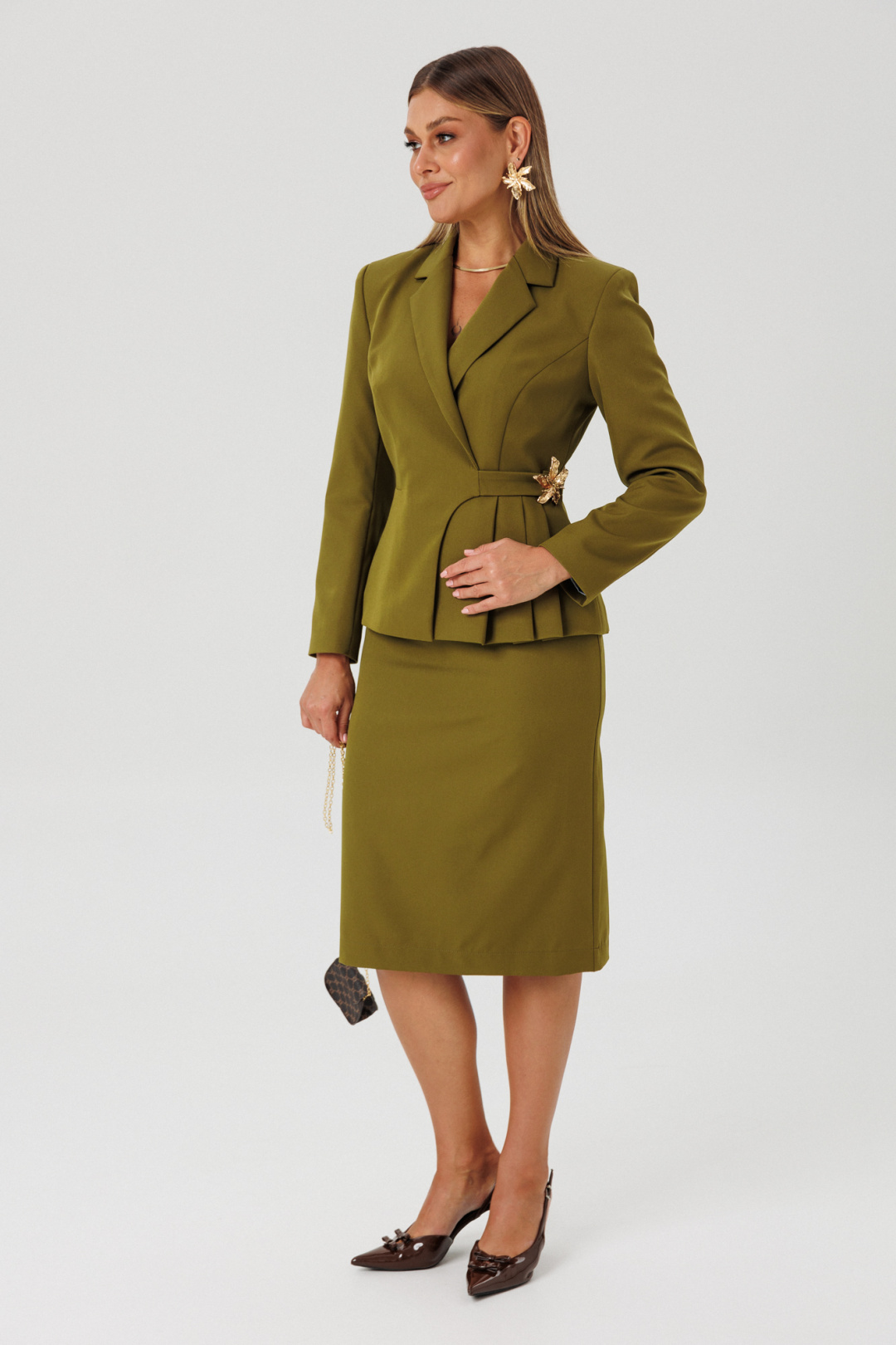 Костюм Ambera style 2173 оливка