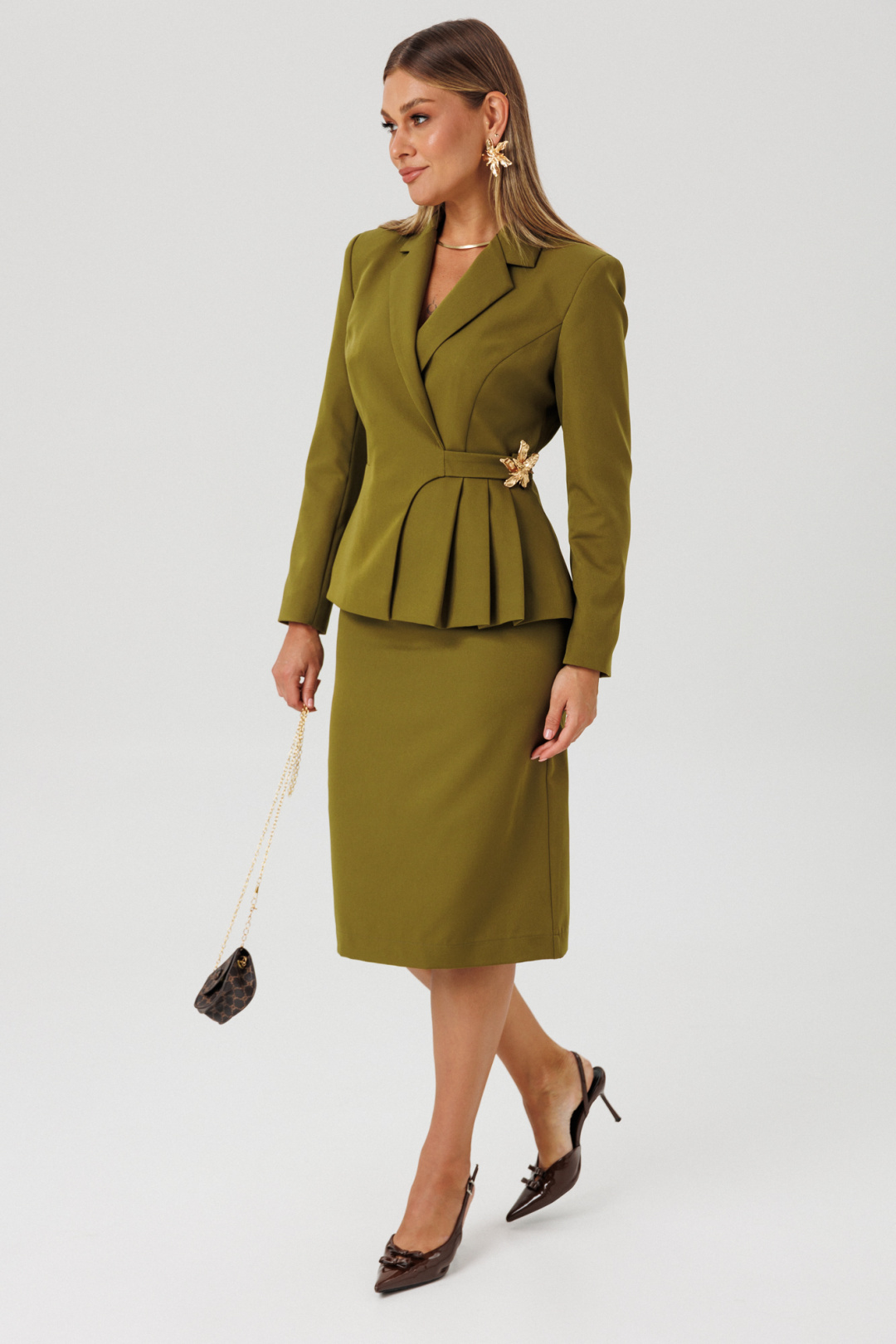 Костюм Ambera style 2173 оливка