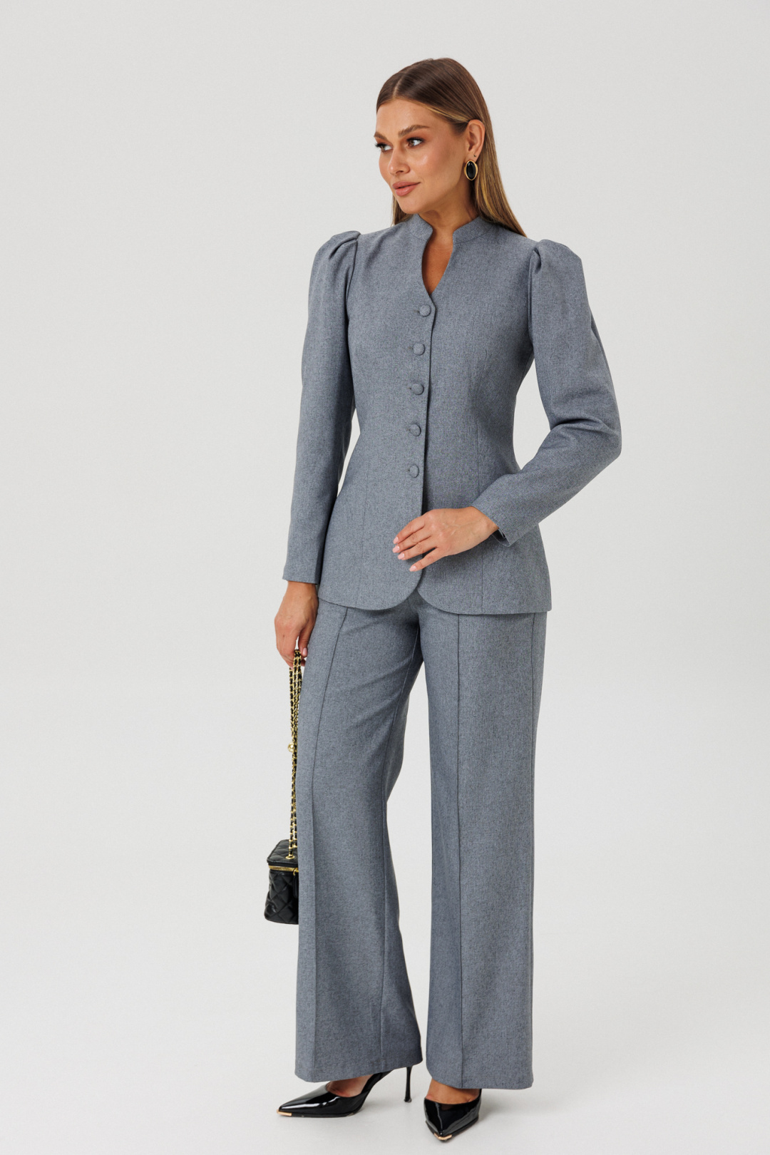 Костюм Ambera style 2176 серый