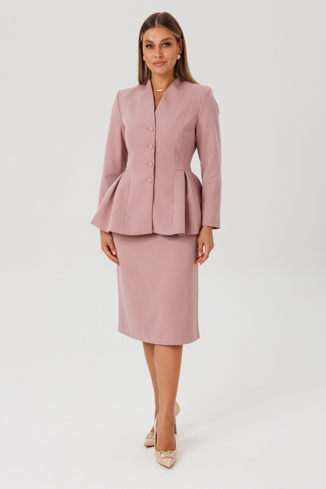 Костюм Ambera style 2181 пыльная роза