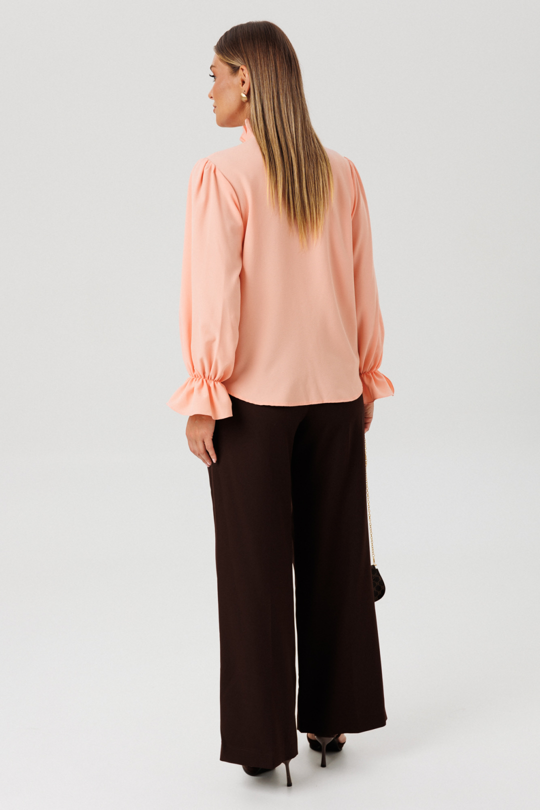 Костюм Ambera style 2183 персик + шоколад
