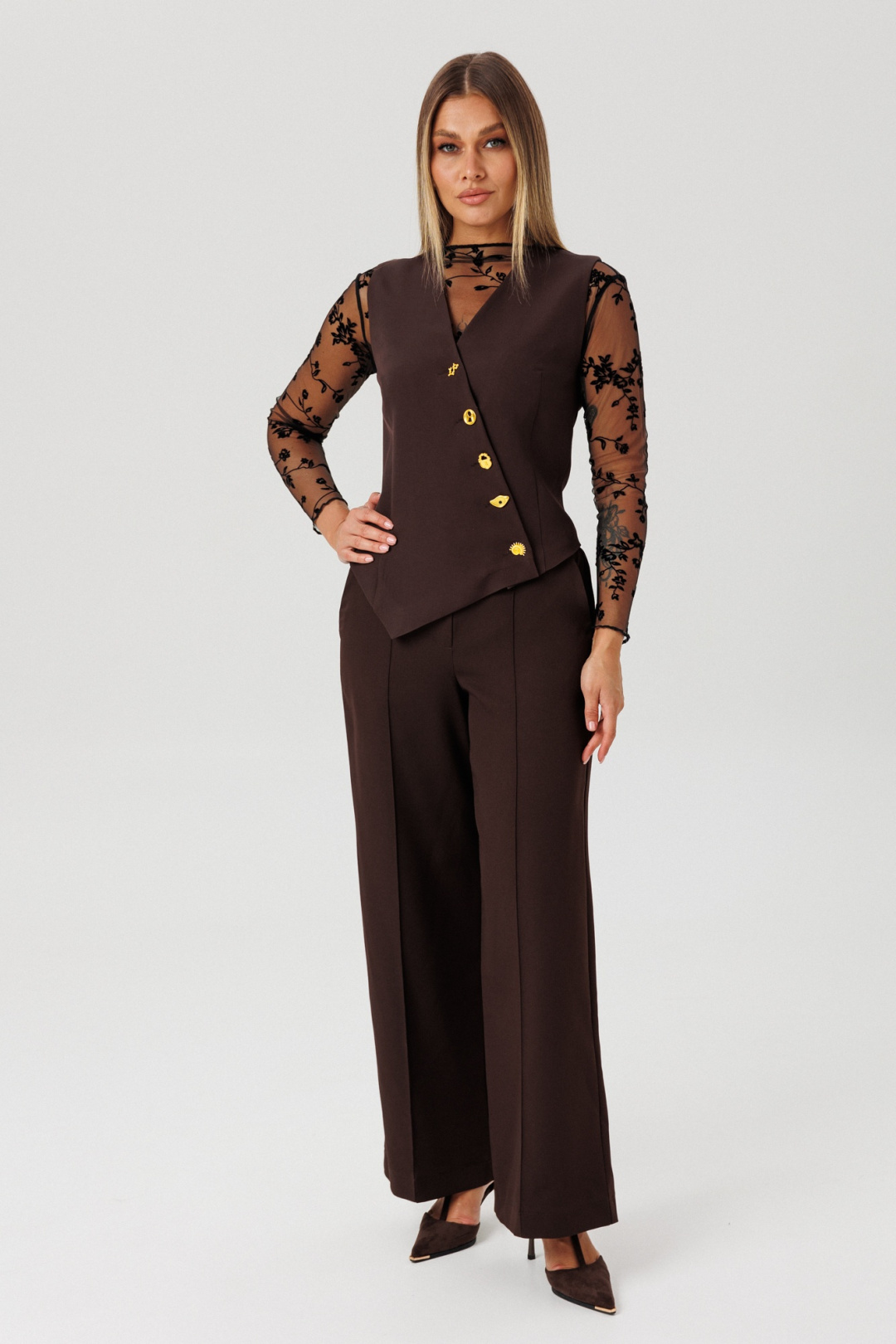 Костюм Ambera style 3025 шоколад