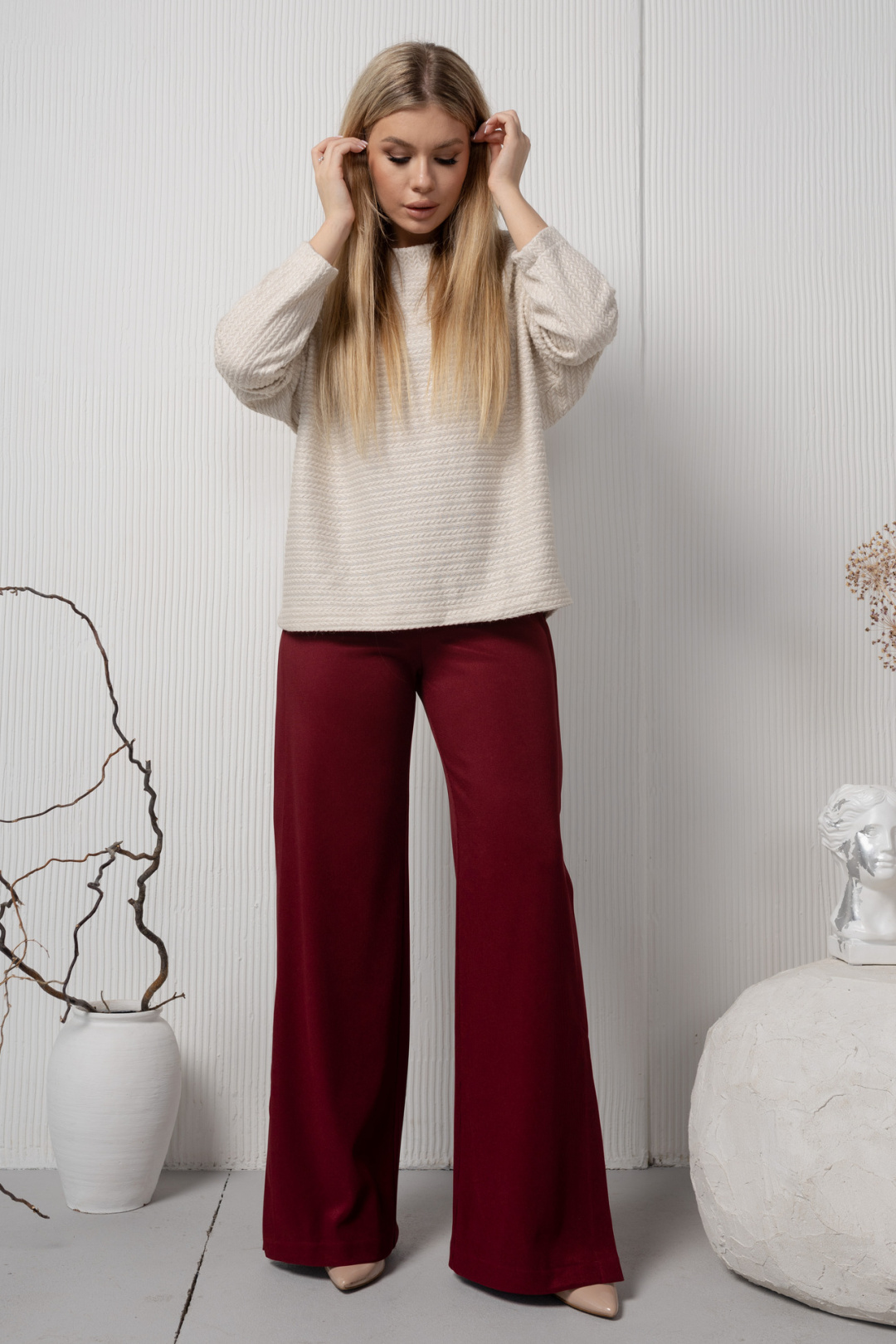 Брюки Amori 5200 вишня - фото 4